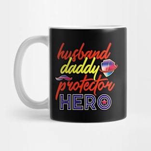 Husband Daddy Protector Hero Mug